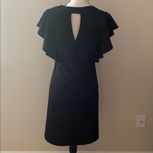 🔥🆕 Medium Black Ruffle Sleeve Dress - Picture 4 of 5